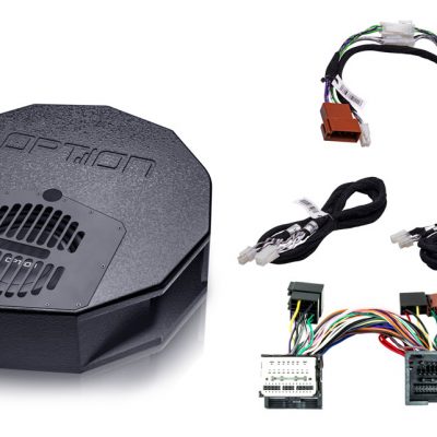 Subwoofer Kit für Opel Astra J | DRIVE10BR-A Komplettset | Plug & Play | OPTION