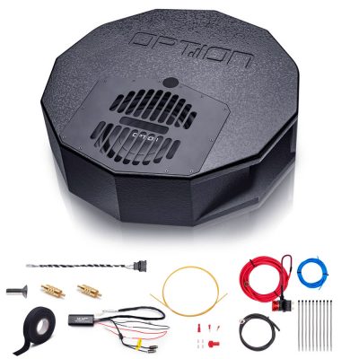Subwoofer für Skoda Superb III mit Canton Soundsystem | Reserverad-Subwoofer Plug & Play | OPTION