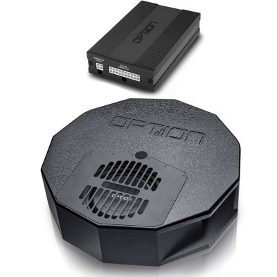 Soundsystem für Seat Leon 5F (ohne Soundsystem) mit DSP-Verstärker inkl. Reserverad-Subwoofer