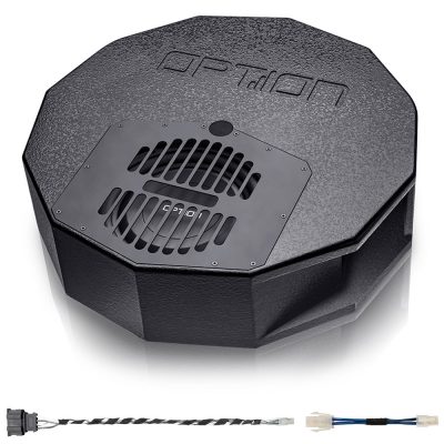 Subwoofer für Skoda Octavia III mit Canton Soundsystem | Passiv Reserverad-Subwoofer Plug & Play | OPTION
