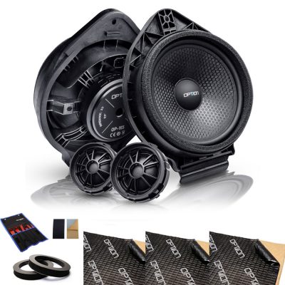 Lautsprecher Set für Opel Insignia B Front | inkl. Dämmung | Plug & Play | OPTION