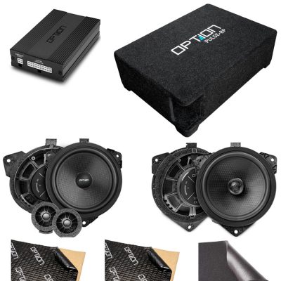 Soundsystem für Toyota Yaris GR | Lautsprecher, Subwoofer, DSP-Verstärker + Dämmung | Plug & Play | OPTION