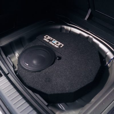 Reserverad-Subwoofer für VW Tayron (1. Gen.) mit Harman/Kardon-Soundsystem | DRIVE10BRP-Flat-D8 | OPTION