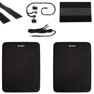 Soundsystem DSP Endstufe & Doppel-Untersitz-Subwoofer für Mercedes Citan / T-Klasse | V2 | Plug & Play | OPTION