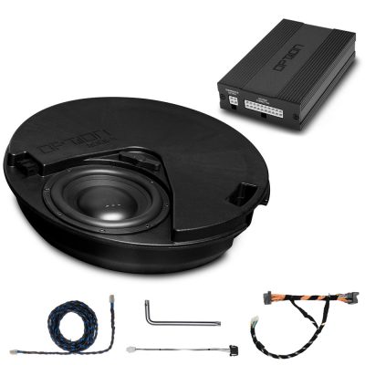 DSP Soundsystem für Skoda Karoq 1. Generation | V1 Rock (DSP Endstufe + Subwoofer in Reserverad) | Plug & Play | OPTION
