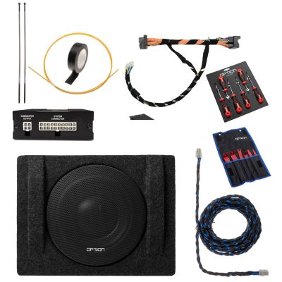 Soundsystem für VW T7 | V2 | DSP-Verstärker + ROCK-7 Subwoofer | Plug & Play | OPTION