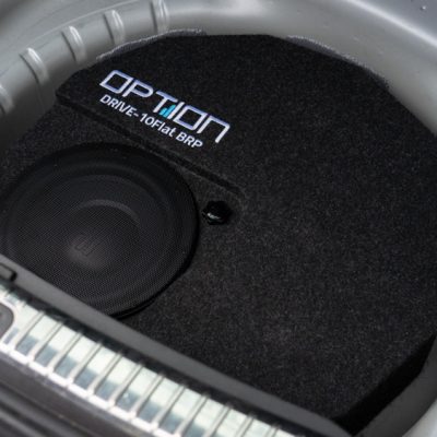 OPTION DRIVE-10Flat BRP D8 passiv subwoofer til nødhjulsbrønd