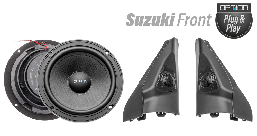 Lautsprecher für Suzuki Jimny GLX 5-Türer | Plug & Play | OPTION SZ-150 Lautsprecher für Suzuki Jimny GLX 5-Türer | Plug & Play | OPTION SZ-150