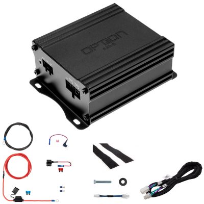 2-kanals OPTION AIR-2-forstærkersæt til Audi Q4 e-tron (FZ) med Audi Sound System (ASS)