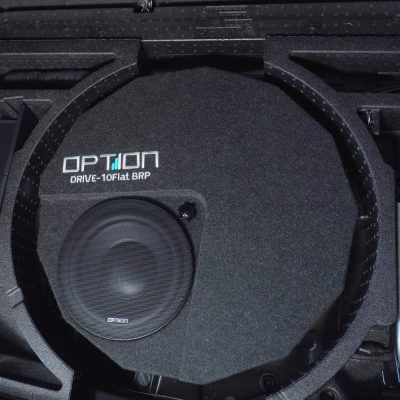 Subwoofer für Skoda Kodiaq 1 mit Canton Soundsystem | DRIVE 10 FLAT BRP D8 | OPTION