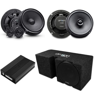 Komplet lydpakke V2 til Audi Q4 e-tron (FZ) med Audi Sound System | DSP, front-/baghøjttalere og subwoofer | OPTION