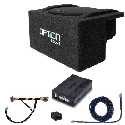 Soundsystem für VW T7 | V2 | DSP-Verstärker + ROCK-7 Subwoofer | Plug & Play | OPTION