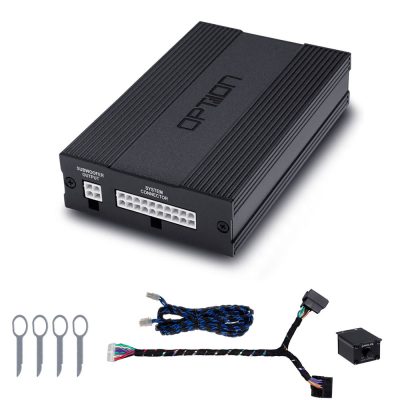 DSP6-forstærker til VW T5 | DSP-effektforstærker + Plug & Play kabelkit | OPTION