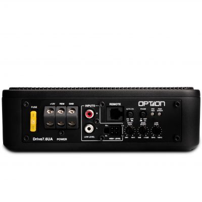 Option Drive7.6UA | Aktiv-Subwoofer Power-Quadlock | extra flach