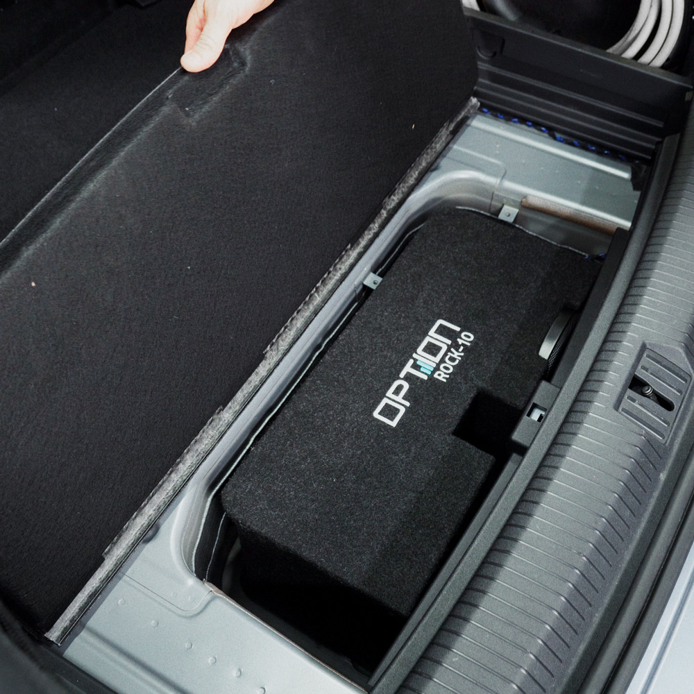 Lydpakke V1 til VW ID.7 med standardlydsystem | DSP-forstærker og subwoofer | OPTION Lydpakke V1 til VW ID.7 med standardlydsystem | DSP-forstærker og subwoofer | OPTION