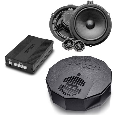 Soundsystem für Ford Kuga 3 (vFl) | DSP Endstufe + Reserverad-Subwoofer + Lautsprecher | V2 | OPTION