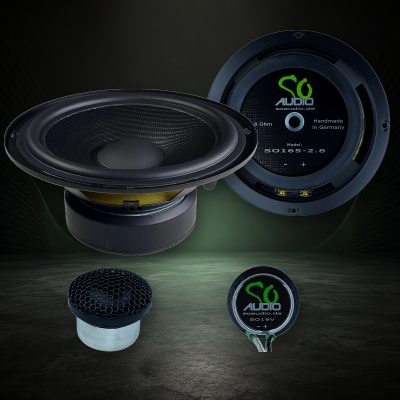 SOaudio SO165-2.8 + SO19V – aktivt 2-vejs komponentsæt