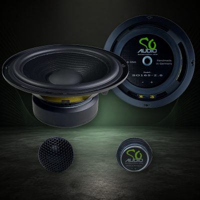 SOaudio SO165-2.8 + SO19neo – aktivt 2-vejs komponentsæt