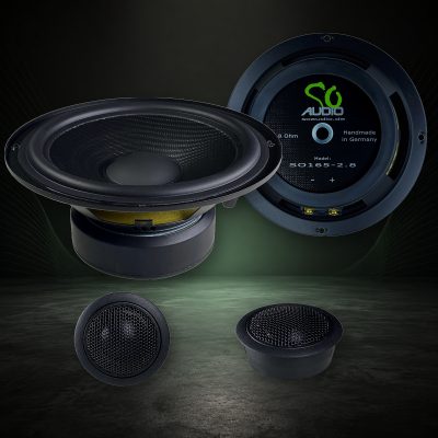 SOaudio SO165-2.8 + SO26neo – aktivt 2-vejs komponentsæt