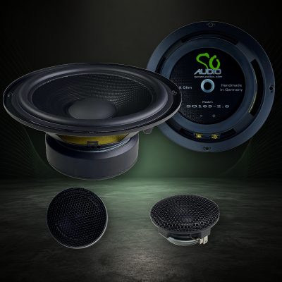 SOaudio SO165-2.8 + SO55neo – aktivt 2-vejs bredbåndssystem