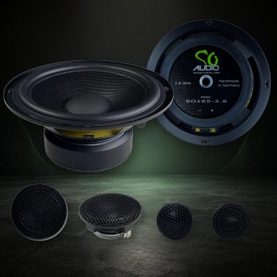 SOaudio SO165-2.8 + SO55neo + SO19neo – aktivt 3-vejs referencesæt