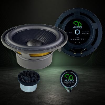 SOaudio SO165/38 + SO19V – aktivt 2-vejs komponentsæt
