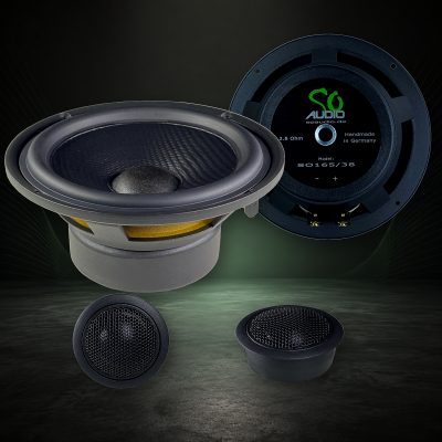 SOaudio SO165/38 + SO26neo – aktivt 2-vejs komponentsæt