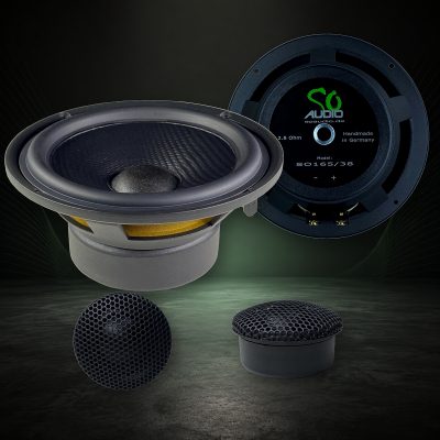 SOaudio SO165/38 + SO29neo – aktivt 2-vejs referencesæt