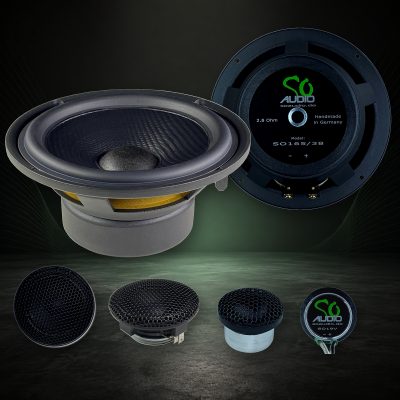 SOaudio SO165/38 + SO55neo + SO19V – aktivt 3-vejs komponentsæt