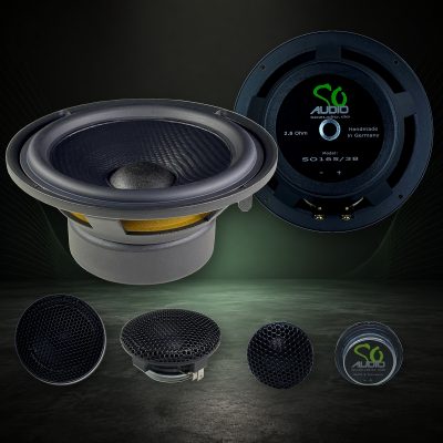 SOaudio SO165/38 + SO55neo + SO19neo – aktivt 3-vejs komponentsæt
