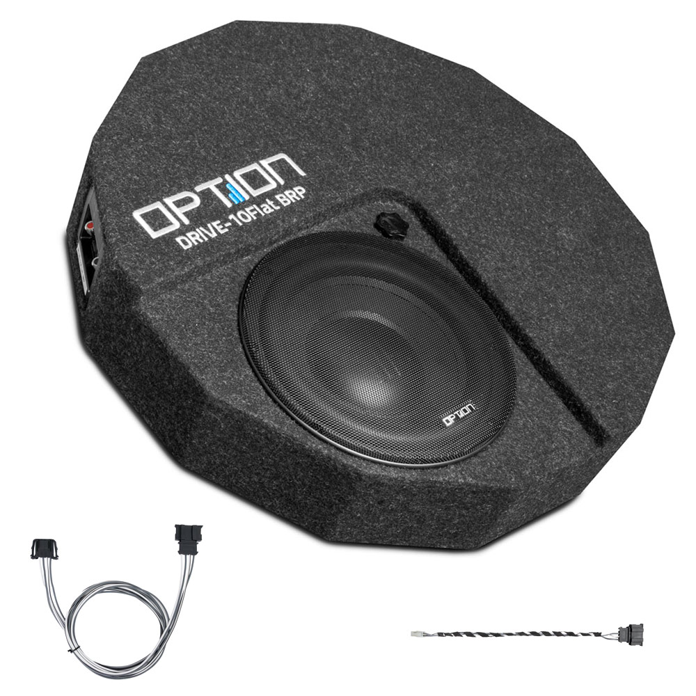 OPTION Drive 10Flat BRP D2 subwoofer til VW T-Roc fra 2017 med Beats