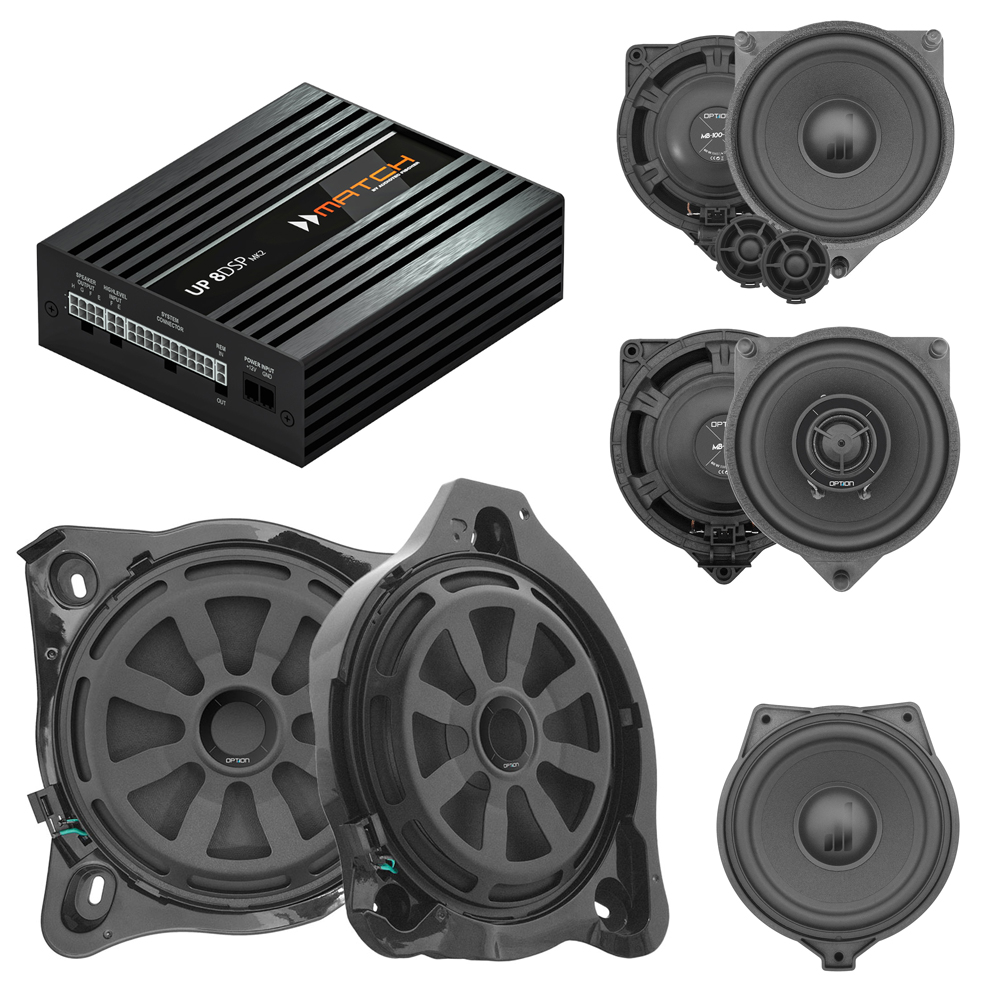 OPTION V3 komplet lydpakke til Mercedes GLC X253 2015–2023 med ASD