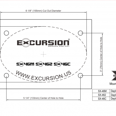 EXCURSION SX 462 – koaksialhøjttaler