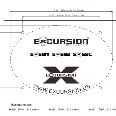 EXCURSION SX 692 – koaksialhøjttaler