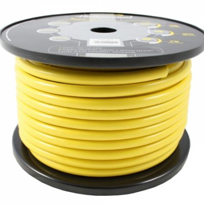 HOLLYWOOD CCA PCY 4 - 1m CCA strømkabel - 21,4mm² gul