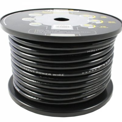HOLLYWOOD CCA PCB 4 - 1m CCA strømkabel - 21,4mm² sort