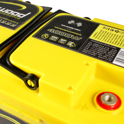 HOLLYWOOD DIN 80 - DIN POWER AGM - 4000 watt