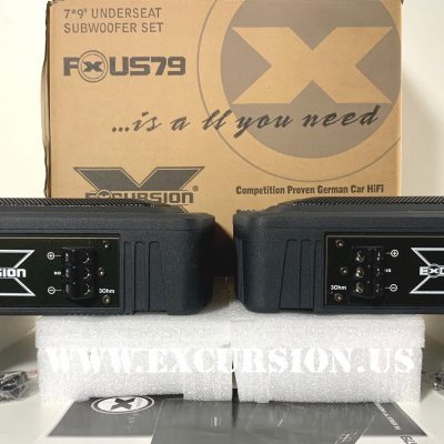 EXCURSION PX US79 – undersædesubwoofer
