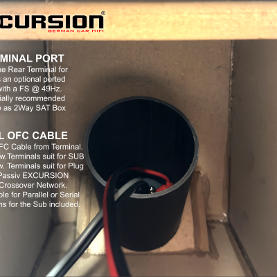 EXCURSION PX SP82 – passiv subwooferkasse