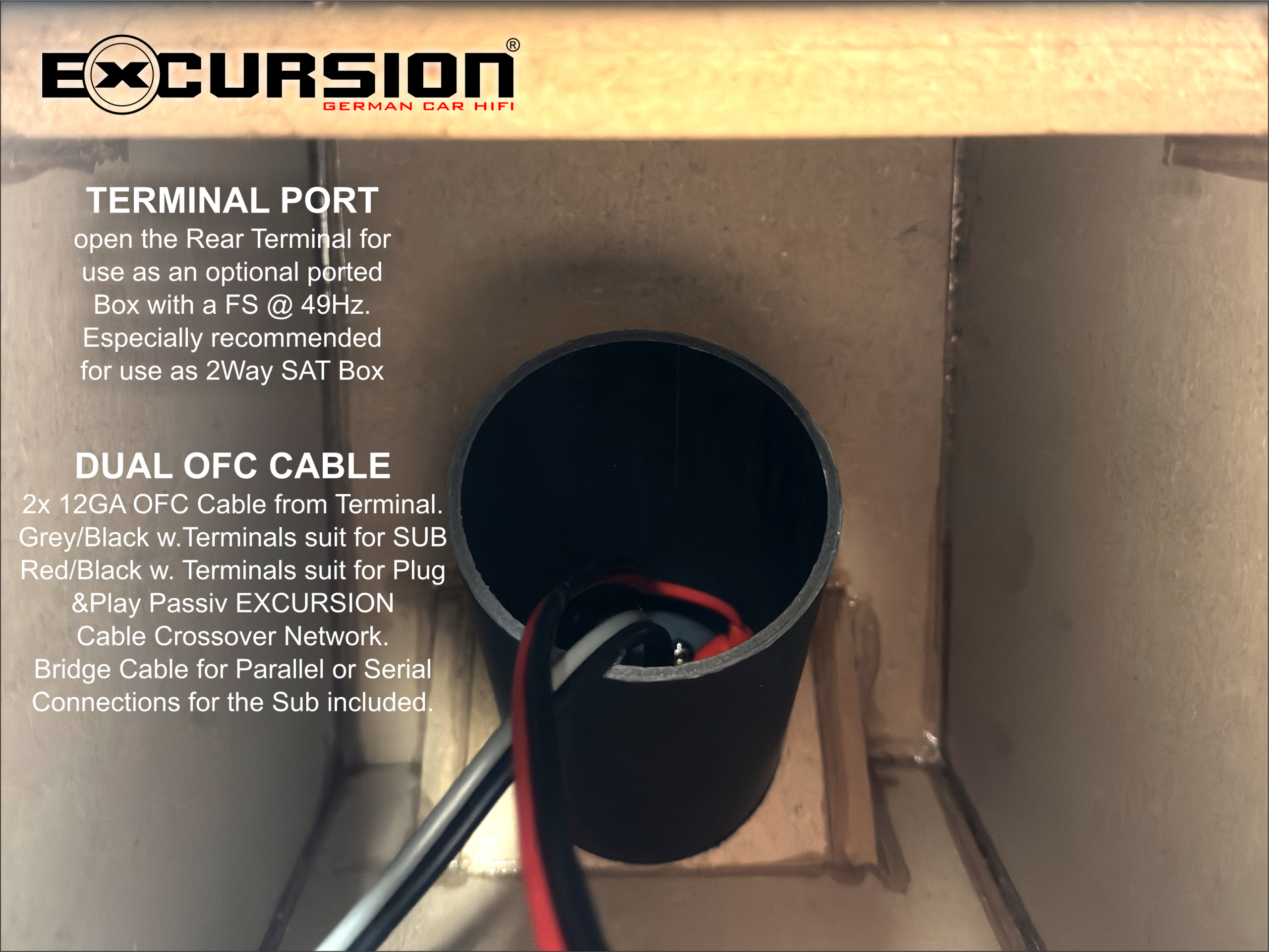 EXCURSION PX SP82 – passiv subwooferkasse
