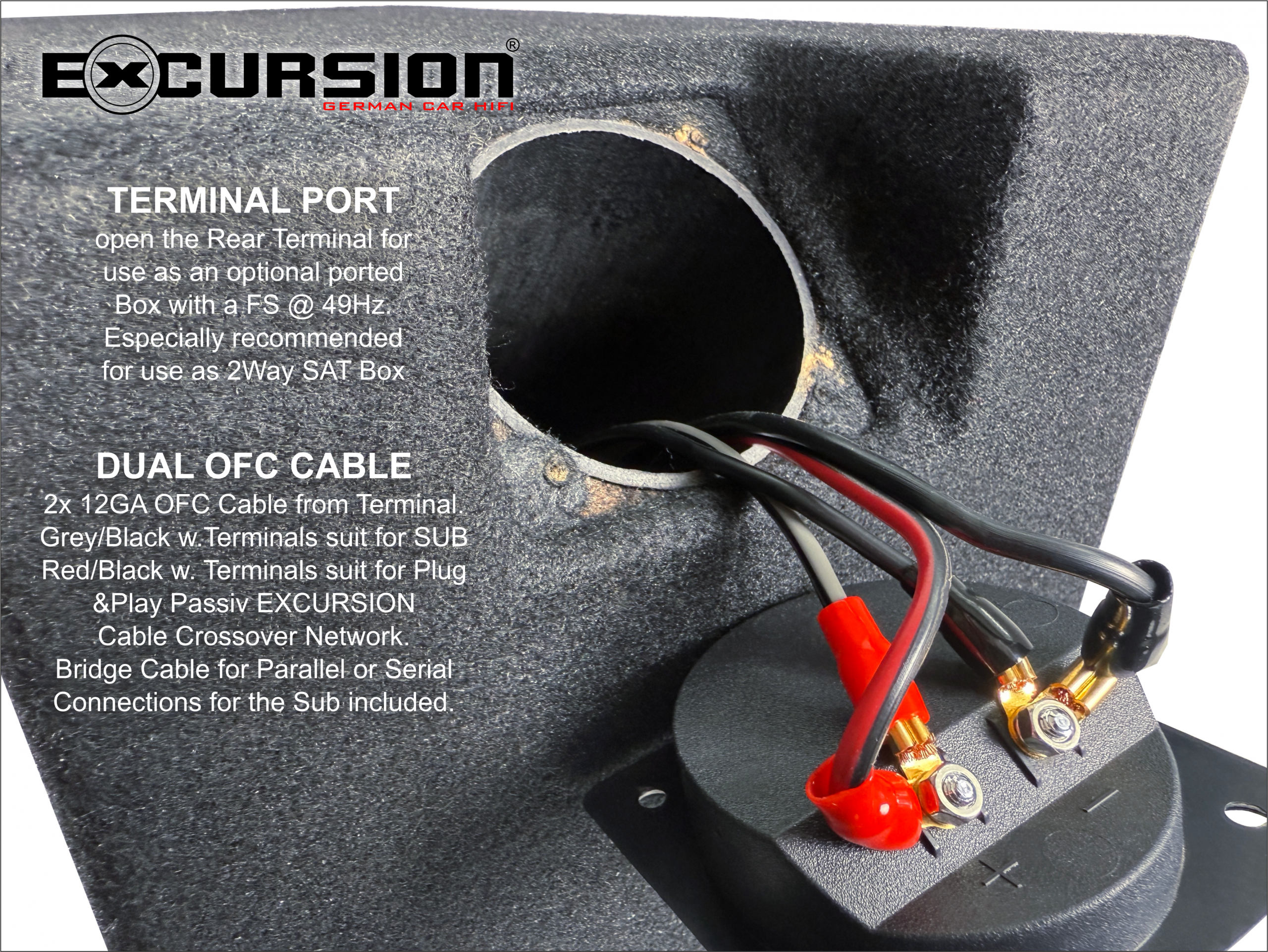 EXCURSION PX SP82 – passiv subwooferkasse