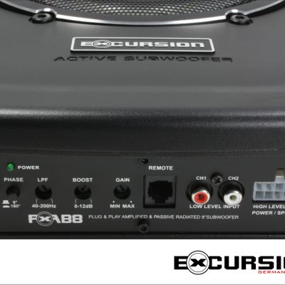 EXCURSION PXA B8 – aktiv subwooferkasse
