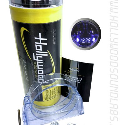 HOLLYWOOD HCM 6 - 6F HDFT kondensator til bilstereo - 2400 watt