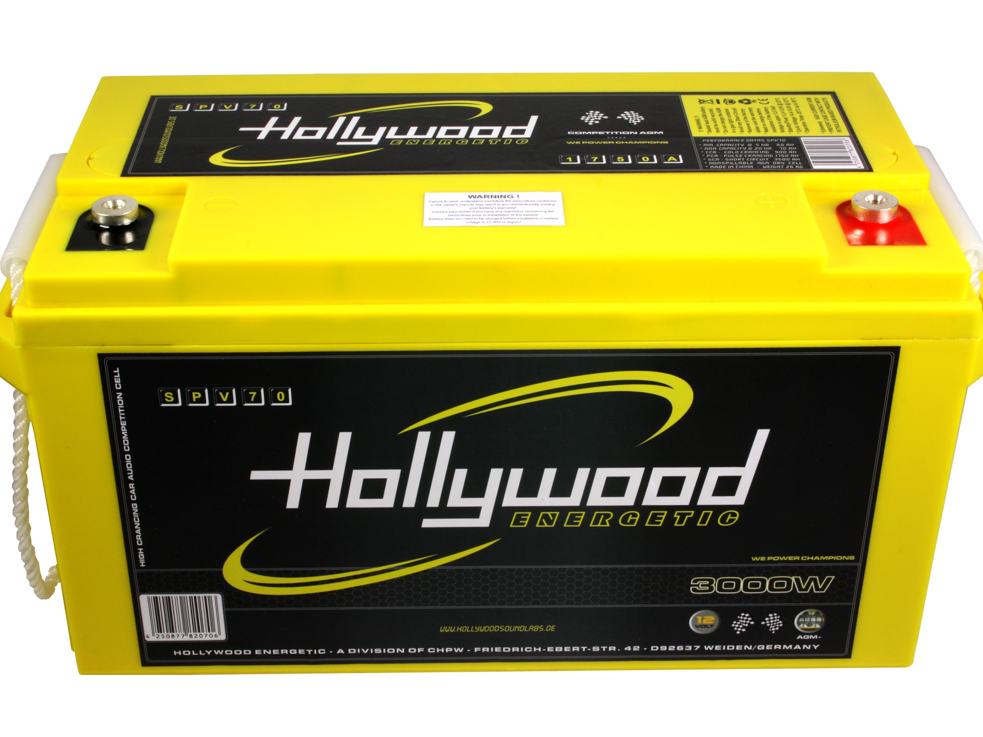 HOLLYWOOD SPV 70 - SUPER POWER AGM - 3000 watt