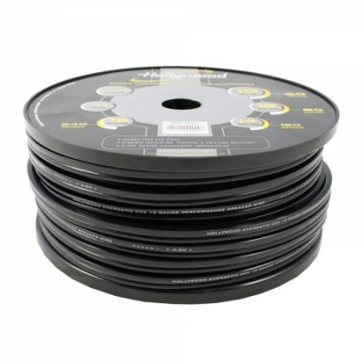 HOLLYWOOD CCA SC 10 - 40m rulle CCA højttalerkabel - 2x6,0mm² sort