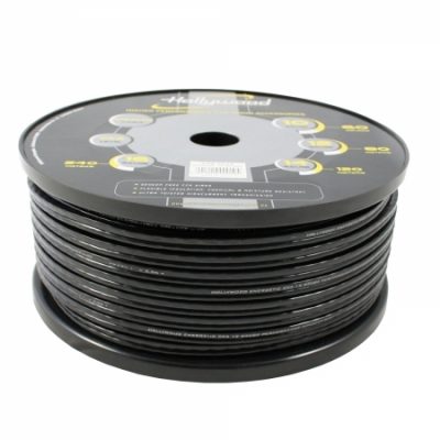 HOLLYWOOD CCA SC 12 - 60m rulle CCA højttalerkabel - 2x 4,0mm² sort