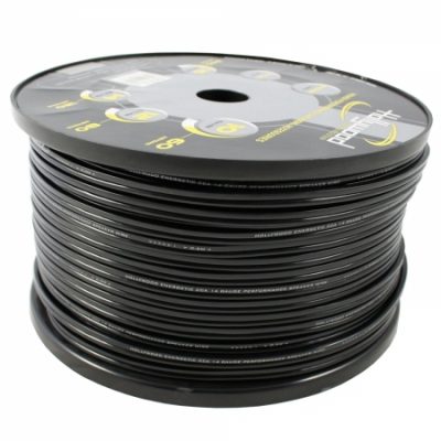 HOLLYWOOD CCA SC 14 - 120m rulle CCA højttalerkabel - 2x2,5mm² sort
