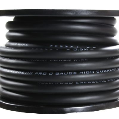 HOLLYWOOD PRO PCBK 0 - 15m rulle PRO strømkabel - 53,0mm² sort