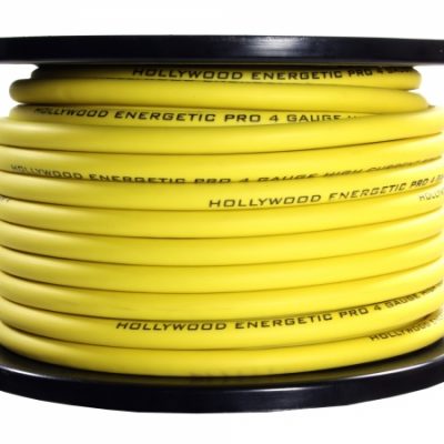 HOLLYWOOD PRO PCYL 4 - 30m rulle PRO strømkabel - 21,4mm² gul