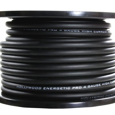 HOLLYWOOD PRO PCBK 4 - 30m rulle PRO strømkabel - 21,4mm² sort